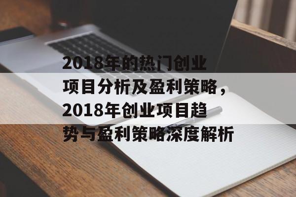 2018年的热门创业项目分析及盈利策略，2018年创业项目趋势与盈利策略深度解析