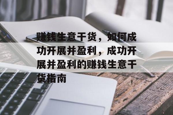 赚钱生意干货，如何成功开展并盈利，成功开展并盈利的赚钱生意干货指南