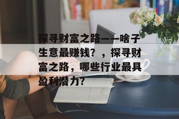 探寻财富之路——啥子生意最赚钱？，探寻财富之路，哪些行业最具盈利潜力？