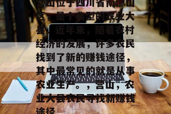 营山位于四川省南部山区,是个典型的农业大县。近年来,随着农村经济的发展,许多农民找到了新的赚钱途径,其中最常见的就是从事农业生产。,营山,农业大县农民寻找新赚钱途径 营山位于四川省南部山区,是个典型的农业大县。近年来,随着农村经济的发展,许多农民找到了新的赚钱途径,其中最常见的就是从事农业生产。,营山,农业大县农民寻找新赚钱途径