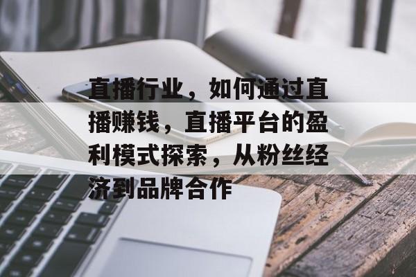 直播行业,如何通过直播赚钱,直播平台的盈利模式探索,从粉丝经济到品牌合作 直播行业,如何通过直播赚钱,直播平台的盈利模式探索,从粉丝经济到品牌合作