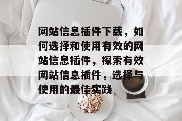 网站信息插件下载,如何选择和使用有效的网站信息插件,探索有效网站信息插件,选择与使用的最佳实践 网站信息插件下载,如何选择和使用有效的网站信息插件,探索有效网站信息插件,选择与使用的最佳实践