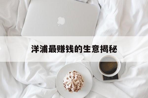 洋浦最赚钱的生意揭秘 洋浦最赚钱的生意揭秘