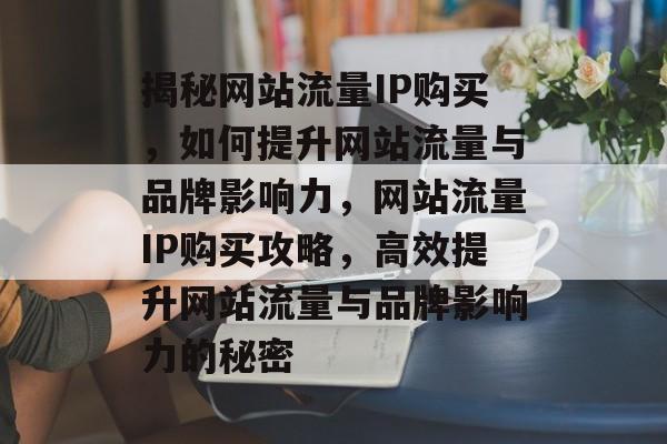 揭秘网站流量IP购买，如何提升网站流量与品牌影响力，网站流量IP购买攻略，高效提升网站流量与品牌影响力的秘密