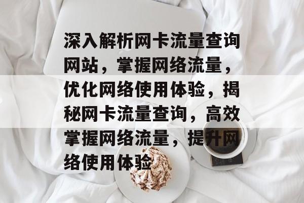 深入解析网卡流量查询网站，掌握网络流量，优化网络使用体验，揭秘网卡流量查询，高效掌握网络流量，提升网络使用体验