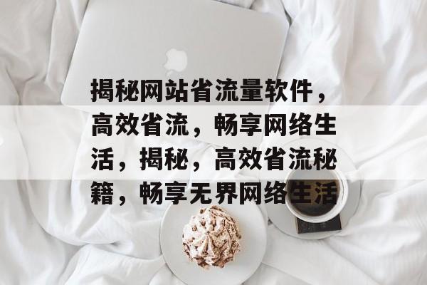 揭秘网站省流量软件，高效省流，畅享网络生活，揭秘，高效省流秘籍，畅享无界网络生活