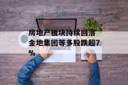 房地产板块持续回落 金地集团等多股跌超7% 房地产板块持续回落 金地集团等多股跌超7%