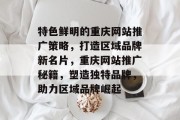 特色鲜明的重庆网站推广策略，打造区域品牌新名片，重庆网站推广秘籍，塑造独特品牌，助力区域品牌崛起