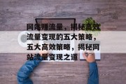 网站赚流量，揭秘高效流量变现的五大策略，五大高效策略，揭秘网站流量变现之道