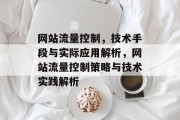 网站流量控制，技术手段与实际应用解析，网站流量控制策略与技术实践解析