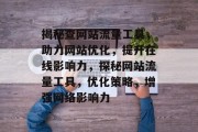 揭秘查网站流量工具，助力网站优化，提升在线影响力，探秘网站流量工具，优化策略，增强网络影响力