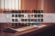 网站流量的三个等级及其重要性,三个重要性等级,理解你网站流量的重要组成部分 网站流量的三个等级及其重要性,三个重要性等级,理解你网站流量的重要组成部分