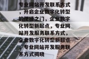 专业网站开发联系方式，开启企业数字化转型的便捷之门，企业数字化转型新起点，专业网站开发服务联系方式，企业数字化转型新起点，专业网站开发服务联系方式揭晓