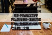 网站流量统计系统测试全解析，优化数据监测，提升网站运营效率，网站流量统计系统深度解析，数据优化与运营效率提升之道