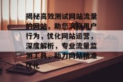 揭秘高效测试网站流量的网站，助您洞察用户行为，优化网站运营，深度解析，专业流量监测工具，助力网站精准优化