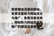 探索赠送流量的网站，免费流量助力网站优化与推广，免费流量宝库，揭秘助力网站优化与推广的赠送流量网站