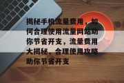 揭秘手机流量费用，如何合理使用流量网站助你节省开支，流量费用大揭秘，合理使用攻略助你节省开支