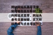揭秘网站头条号流量，如何吸引百万粉丝，提升网站点击率，网站头条号流量秘籍，百万粉丝养成与点击率提升之道