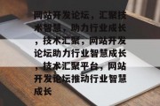 网站开发论坛，汇聚技术智慧，助力行业成长，技术汇聚，网站开发论坛助力行业智慧成长，技术汇聚平台，网站开发论坛推动行业智慧成长