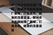 聊城市手机网站推广策略，聊城市手机网站推广策略，打造高效、精准的流量渠道，聊城市手机网站推广策略，打造高效、精准的流量渠道