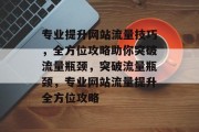 专业提升网站流量技巧，全方位攻略助你突破流量瓶颈，突破流量瓶颈，专业网站流量提升全方位攻略