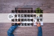 如何有效开发网站流量，全方位策略解析，网站流量提升攻略，全方位策略深度解析