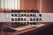 各购物网站流量分析，电商江湖风云再起，电商流量风云，盘点各大购物网站竞争格局