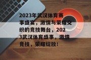 2023年武汉体育赛事盛宴，激情与荣耀交织的竞技舞台，2023武汉体育盛事，激情竞技，荣耀绽放！