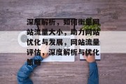 深度解析，如何衡量网站流量大小，助力网站优化与发展，网站流量评估，深度解析与优化策略