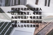 揭秘亚马逊网站流量入口，流量为王，电商巨头如何引流？电商流量秘籍，揭秘亚马逊网站流量入口与引流策略