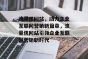 流量侠网站，助力企业互联网营销新篇章，流量侠网站引领企业互联网营销新时代