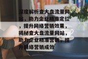 深度解析查大盘流量网站，助力企业精准定位，提升网络营销效果，揭秘查大盘流量网站，助力企业精准营销，提升网络营销成效