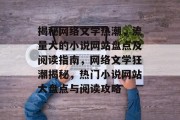 揭秘网络文学热潮，流量大的小说网站盘点及阅读指南，网络文学狂潮揭秘，热门小说网站大盘点与阅读攻略