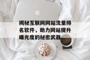 揭秘互联网网站流量排名软件,助力网站提升曝光度的秘密武器 揭秘互联网网站流量排名软件,助力网站提升曝光度的秘密武器