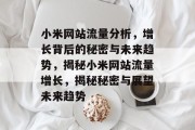 小米网站流量分析，增长背后的秘密与未来趋势，揭秘小米网站流量增长，揭秘秘密与展望未来趋势