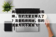 揭秘非法网站扣流量陷阱，你的流量去哪儿了？流量陷阱揭秘，你的流量为何不翼而飞？