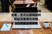 教你如何有效提升网站流量，全方位策略解析，网站流量提升攻略，全方位策略深度解析