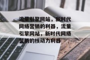 流量引擎网站，新时代网络营销的利器，流量引擎网站，新时代网络营销的核动力利器