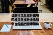 网站怎样导流量，全方位解析流量提升策略，网站流量提升全攻略，全方位解析导流策略