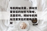 导航网站流量，揭秘流量背后的秘密与策略，流量密码，揭秘导航网站流量背后的策略与奥秘