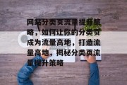网站分类页流量提升策略，如何让你的分类页成为流量高地，打造流量高地，揭秘分类页流量提升策略