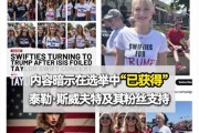 特朗普在社交媒体发AI假图称获得泰勒·斯威夫特支持!哈里斯团队:民调远非公开数据那般乐观 特朗普在社交媒体发AI假图称获得泰勒·斯威夫特支持!哈里斯团队:民调远非公开数据那般乐观