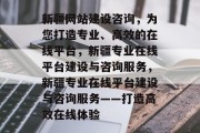 新疆网站建设咨询，为您打造专业、高效的在线平台，新疆专业在线平台建设与咨询服务，新疆专业在线平台建设与咨询服务——打造高效在线体验