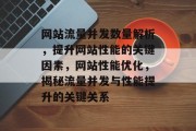 网站流量并发数量解析，提升网站性能的关键因素，网站性能优化，揭秘流量并发与性能提升的关键关系