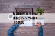 复朗集团盘中异动 急速拉升5.57%报1.80美元 复朗集团盘中异动 急速拉升5.57%报1.80美元