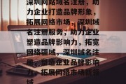 深圳网站域名注册，助力企业打造品牌形象，拓展网络市场，深圳域名注册服务，助力企业塑造品牌影响力，拓宽网络疆域，深圳域名注册，塑造企业品牌影响力，拓展网络市场新领域