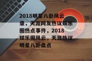 2018明星八卦风云录，天涯网友热议娱乐圈热点事件，2018娱乐圈风云，天涯热议明星八卦盘点