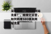 深度解析,如何刷网站流量?,精细化运营,如何利用SEO提高网站流量 深度解析,如何刷网站流量?,精细化运营,如何利用SEO提高网站流量