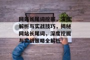 网站长尾词挖掘，深度解析与实战技巧，揭秘网站长尾词，深度挖掘与实战策略全解析