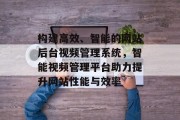构建高效、智能的网站后台视频管理系统，智能视频管理平台助力提升网站性能与效率